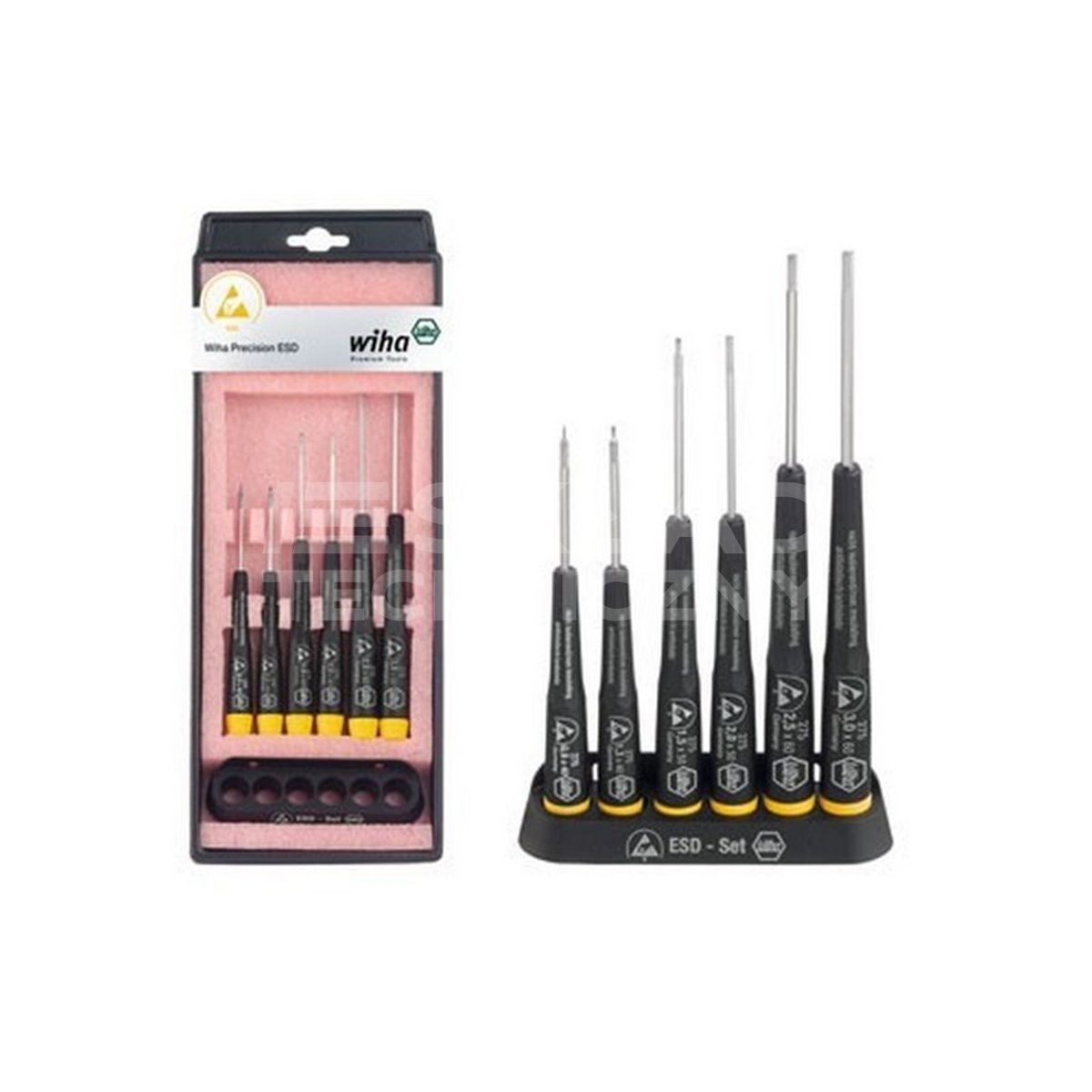 A set of precise ESD hex screwdrivers 6pc. 275K6 Wiha 32278*.