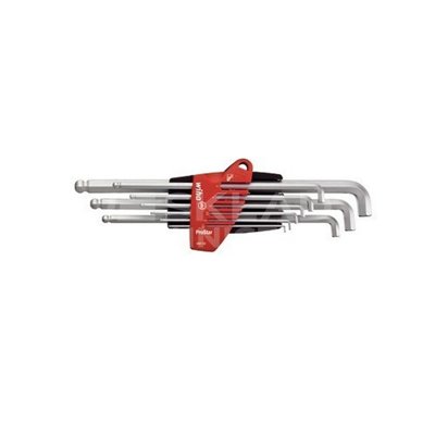 A set of Prostar SB369TS9 9-piece ball end hex keys. In a Wiha 35481 blister pack.