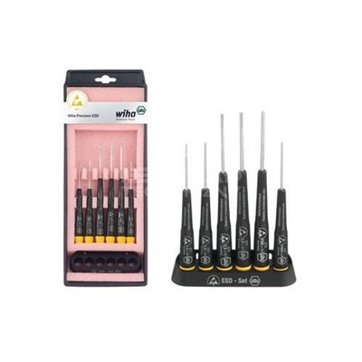 Precision ESD Screwdriver Set PZ/PH 6pcs 272K6 Wiha 08463.