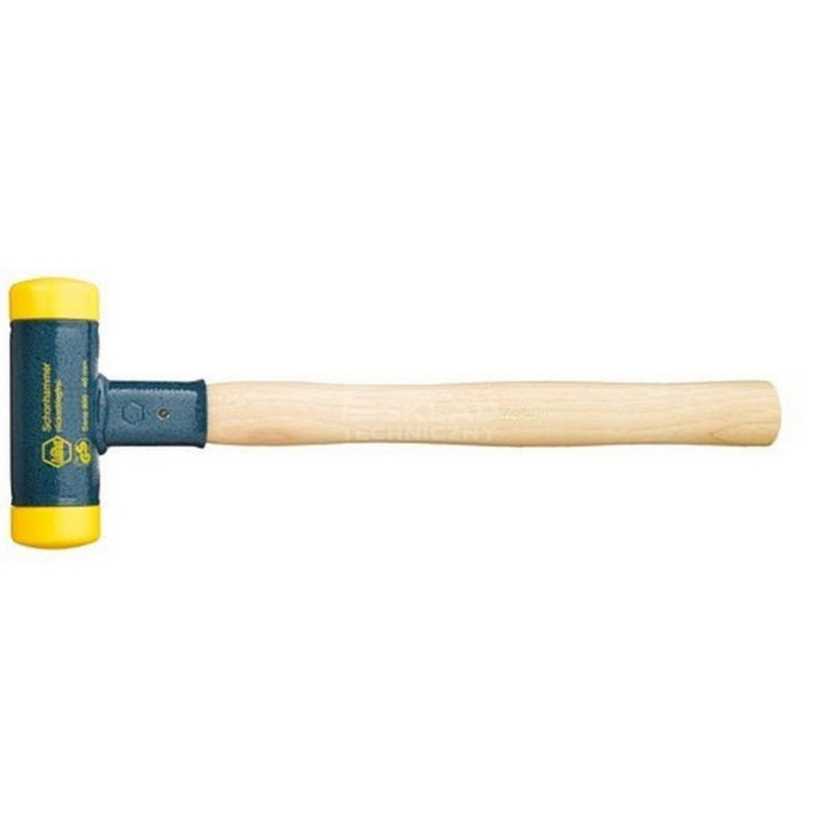 Młotek bezodrzutowy z rękojeścią Hickory 800 40mm Wiha 02095