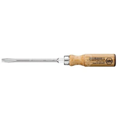 Wooden handle flathead screwdriver 3.5-75mm 162 Wood Wiha 00147