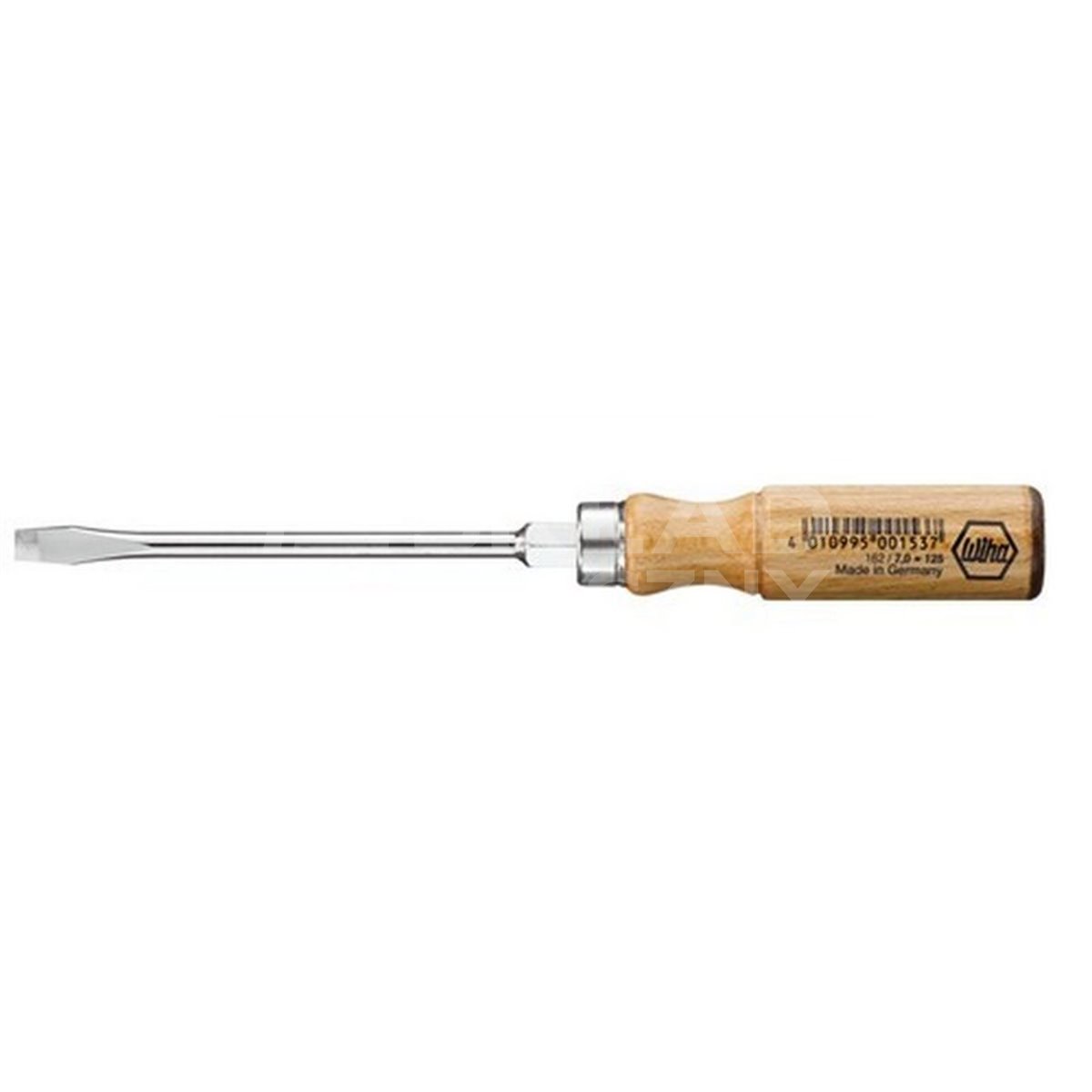 Wooden handle flathead screwdriver 7.0-125mm 162 Wood Wiha 00153