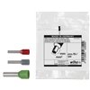 Wiha Wire end sleeves with plastic collar set 100 units, colour code 1 (FR) / DIN 0.5 mm² (43911)
