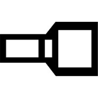 Wiha Twin wire end ferrules with plastic collar 100 units, colour code 1 (FR) & DIN 2 x 1 (43937)