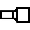 Wiha Twin wire end ferrules with plastic collar 100 units, colour code 1 (FR) & DIN 2 x 1 (43937)