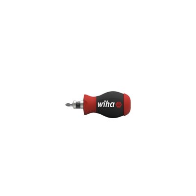 Wiha Screwdriver with bit magazine Stubby Mixed with 7 double bits (43613)
