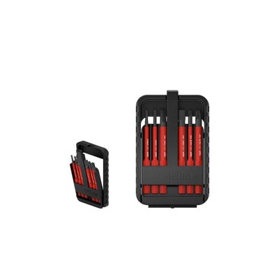 Wiha slimBit electric bit set TORX®, TORX PLUS®, 15-pcs. Incl. slimBit boxes and belt holder (43161)