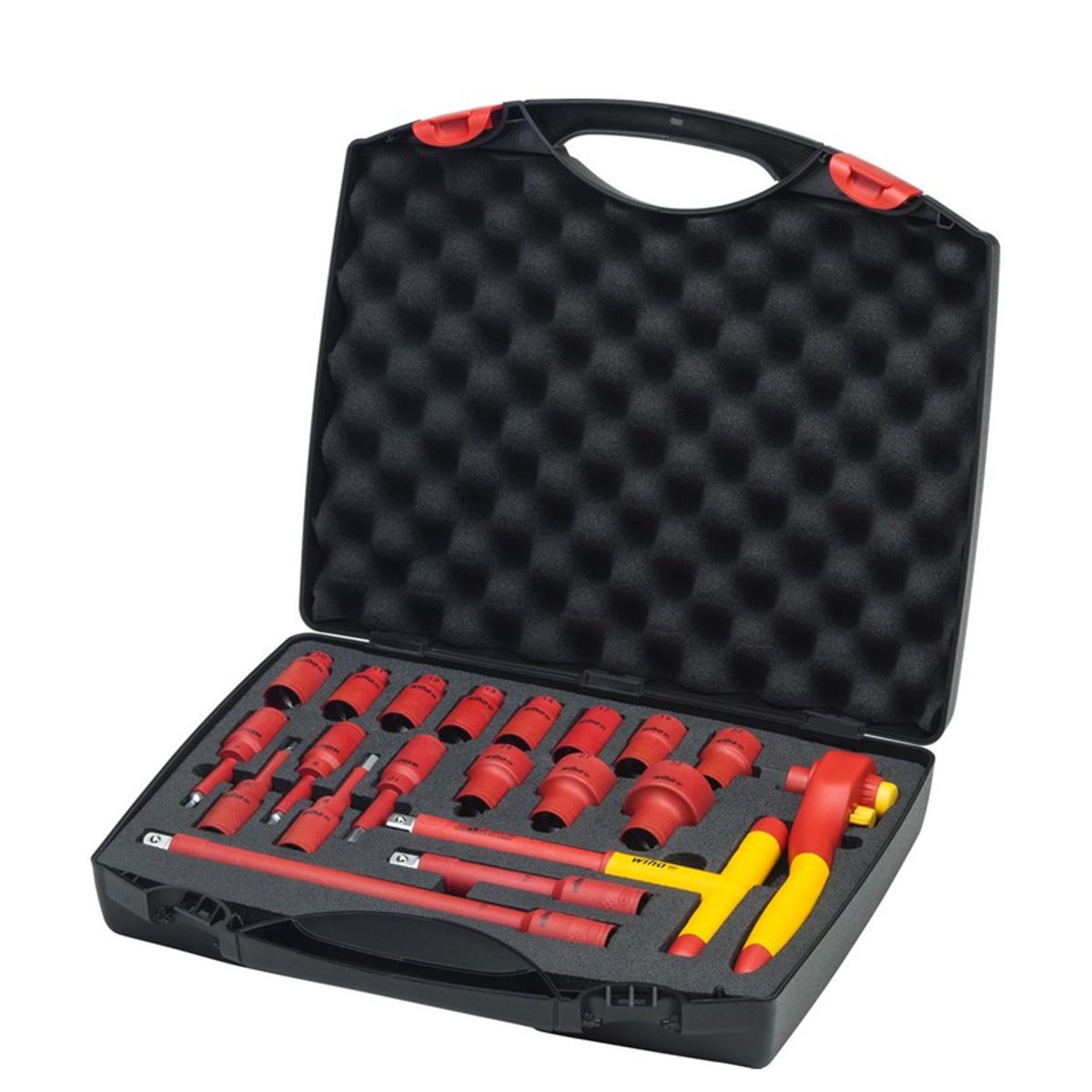 Wiha Ratchet wrench set insulated 1/2” 21-pcs. incl. case (43024)