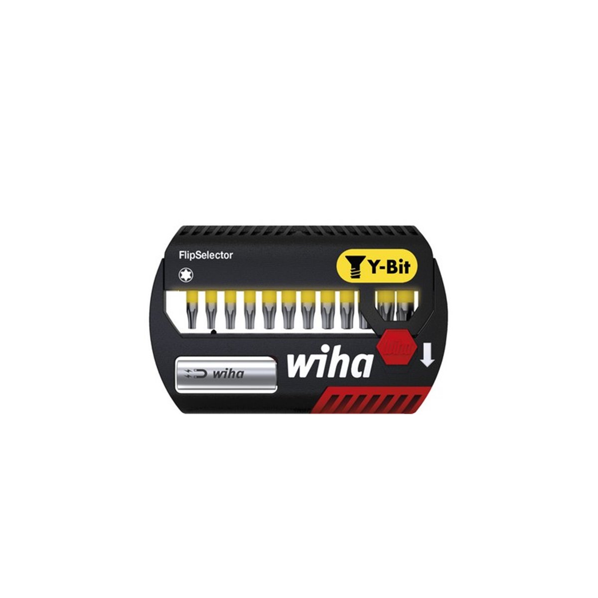 Wiha FlipSelector Y bit set, 25 mm TORX® 14-pcs. 1/4" C6,3 (41828)