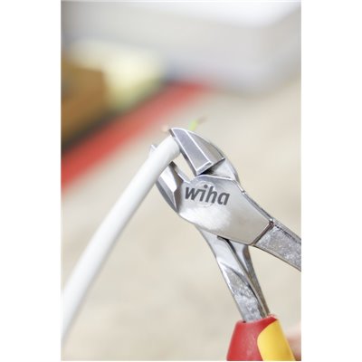 Wiha Heavy-duty diagonal cutters Professional electric with DynamicJoint® with switchable opening spring 160 mm, 6 1/2" (40921)