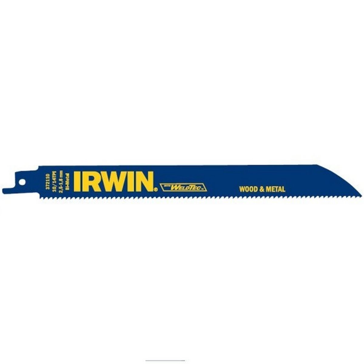 Bi-Metal Saw Blade for Metal and Wood 200mm 10 TPI - Pack of 5 Irwin 10504157.