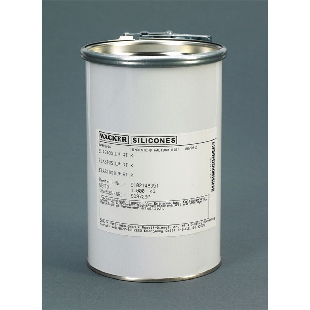 Zalewa silikonowa ELASTOSIL RT K 5kg Wacker Chemie 60003747﻿