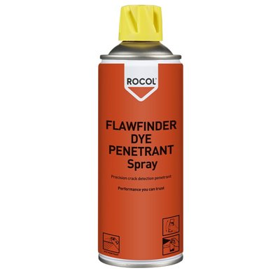 FLAWFINDER DYE PENETRANT Spray Rocol 400ml RS63151