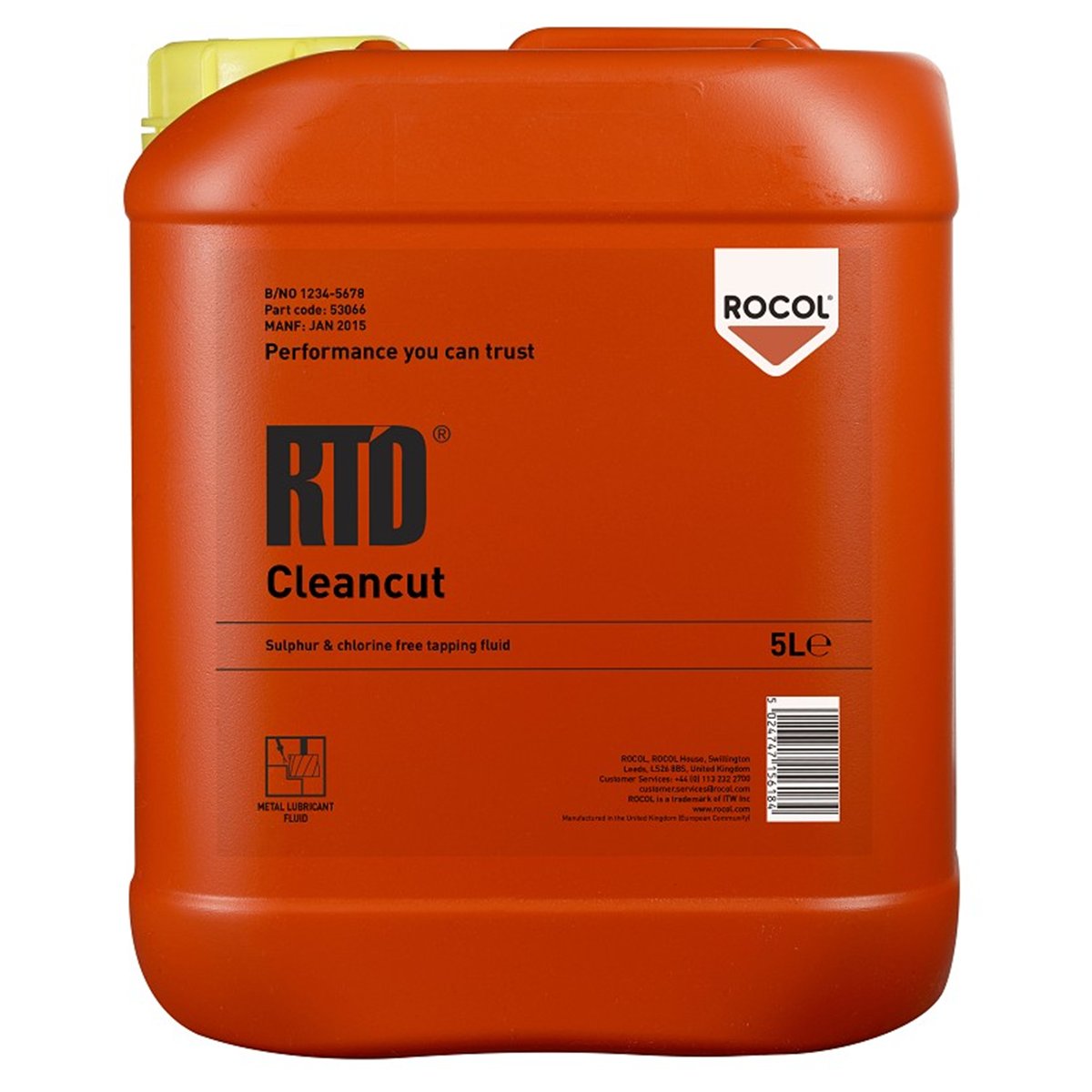 RTD CLeancut Rocol 5l RS53066