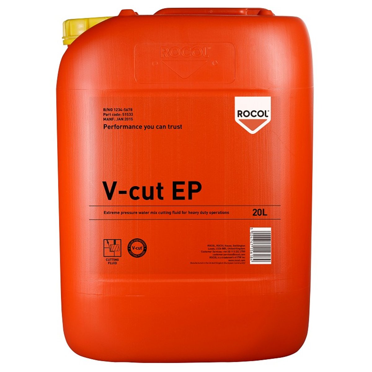 V-cut EP Rocol 20l RS51533