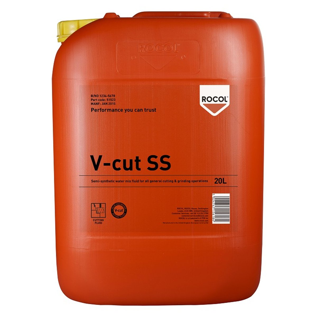 V-cut SS Rocol 20l RS51523