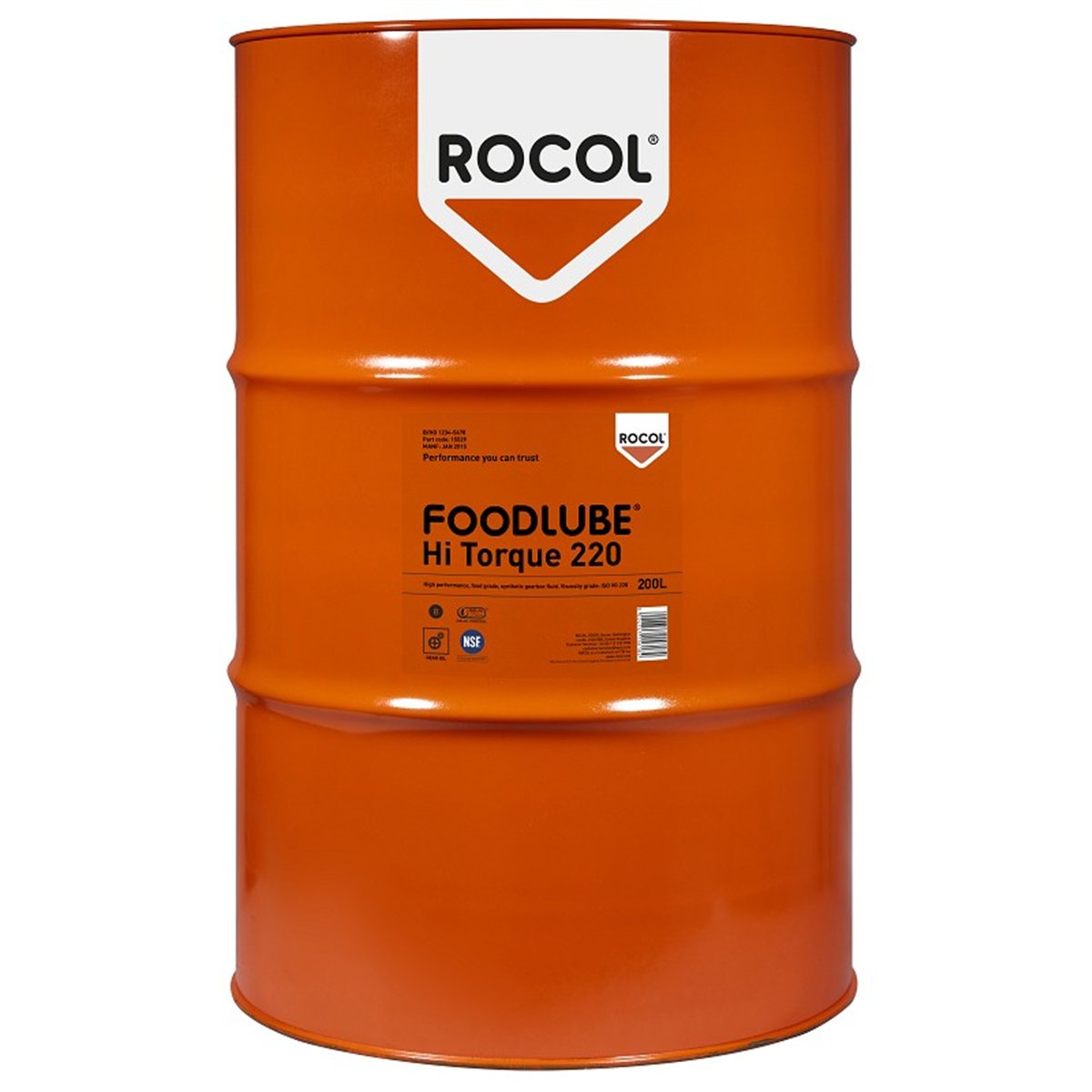 FOODLUBE HI-TORQUE 220 Rocol 200l RS15529