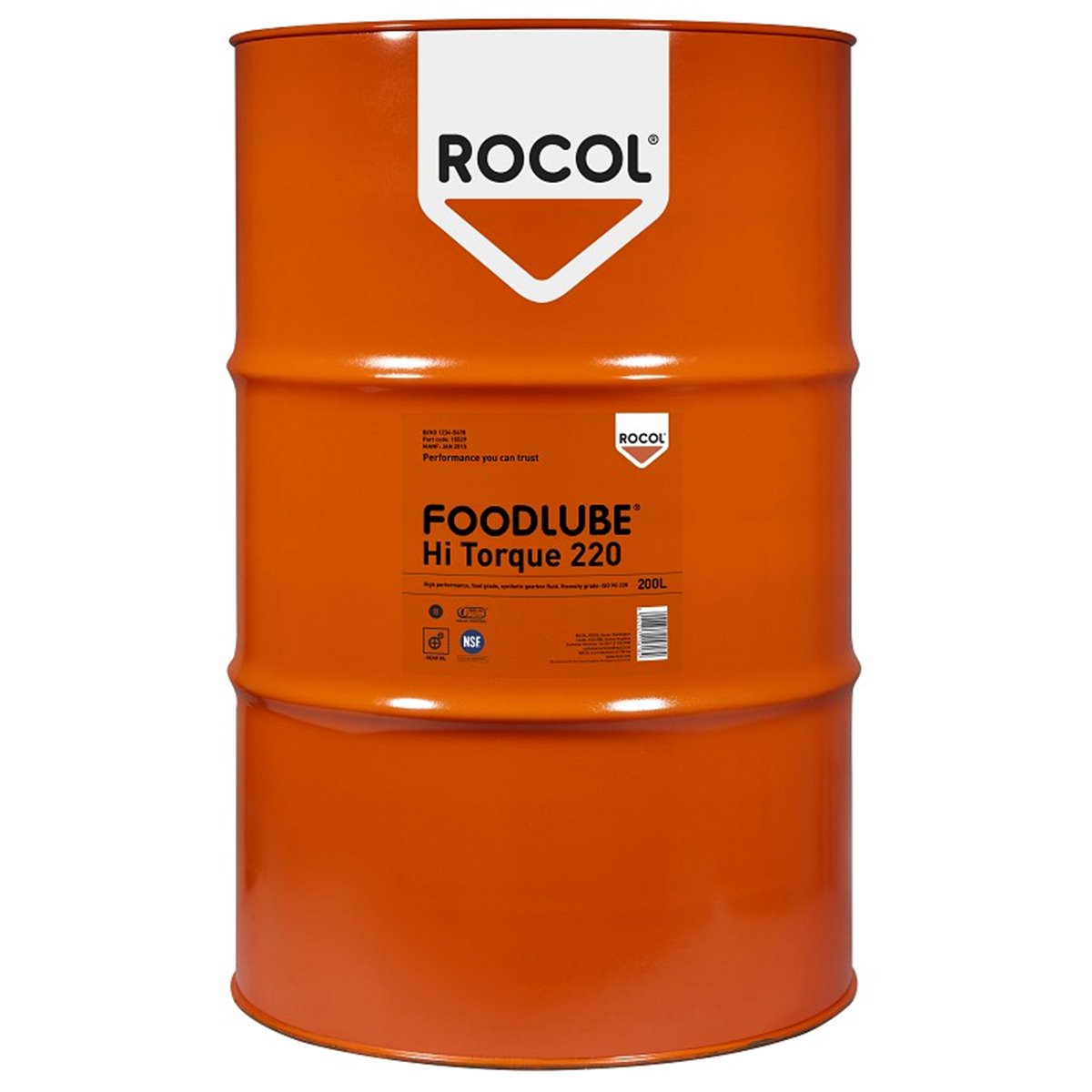 FOODLUBE HI-TORQUE 220 Rocol 200l RS15529