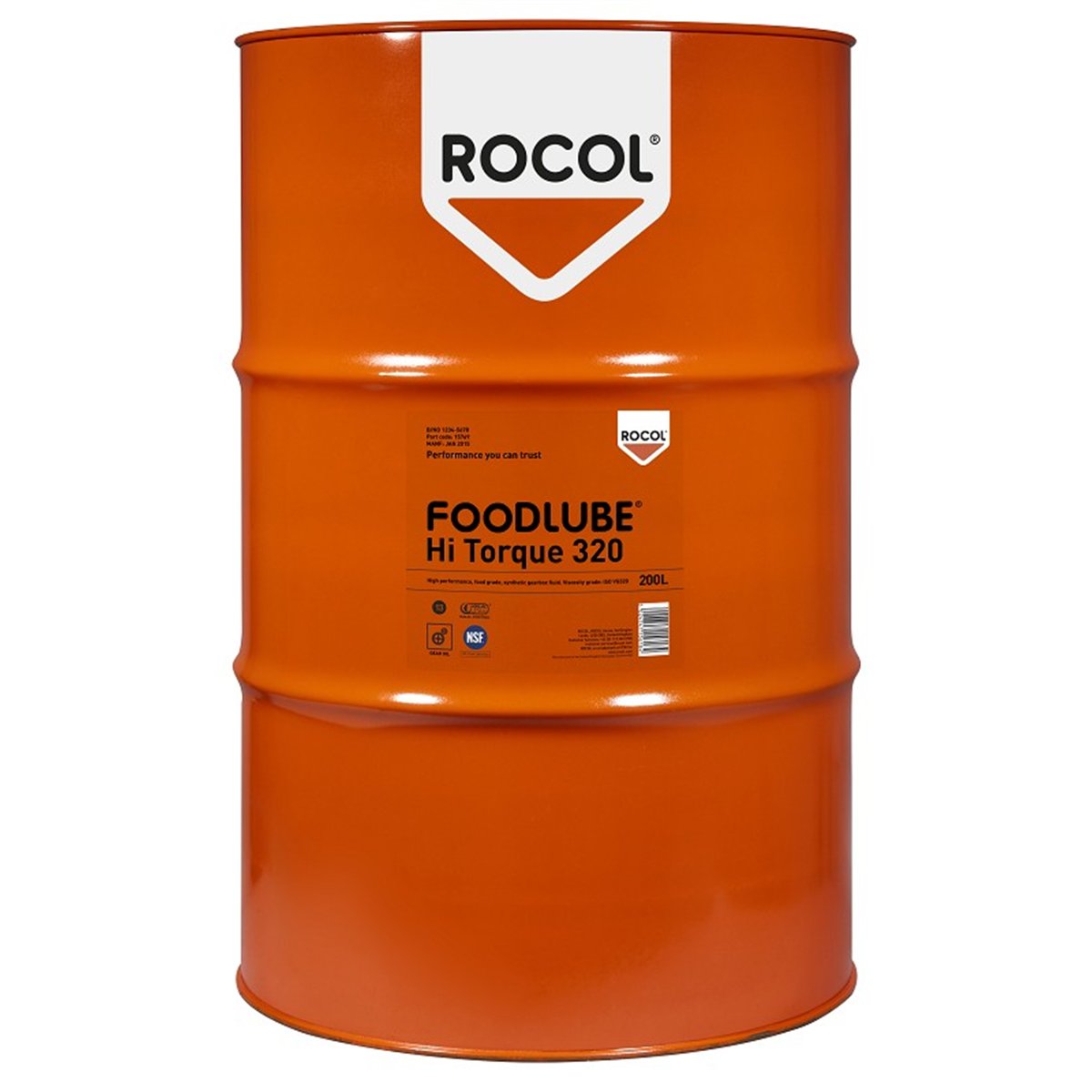 FOODLUBE HI-TORQUE 320 Rocol 200l RS15769