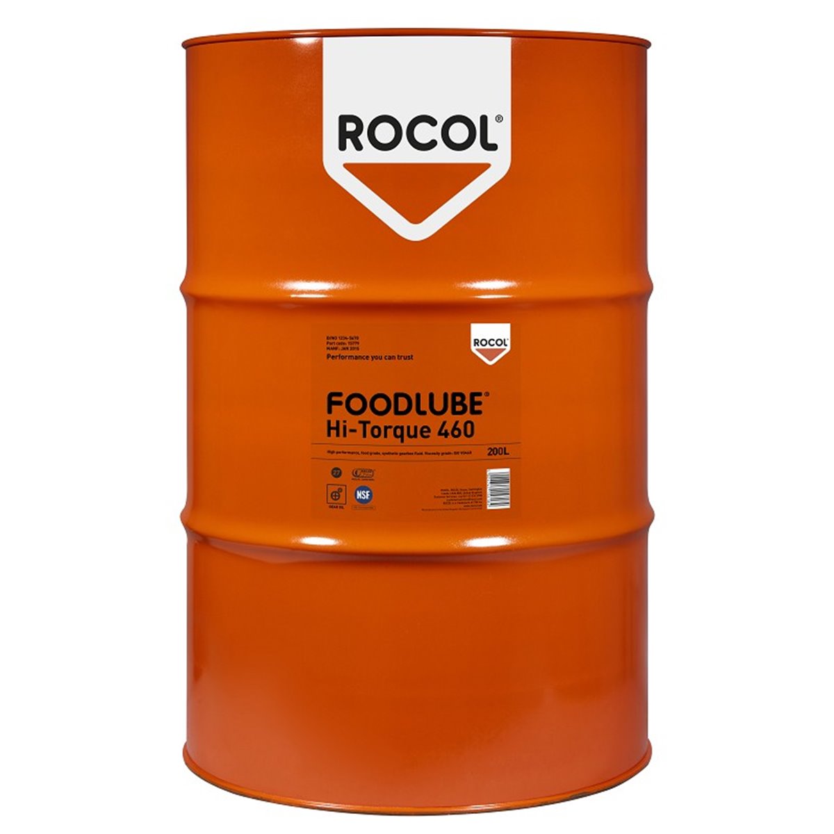 FOODLUBE HI-TORQUE 460 Rocol 200l RS15779
