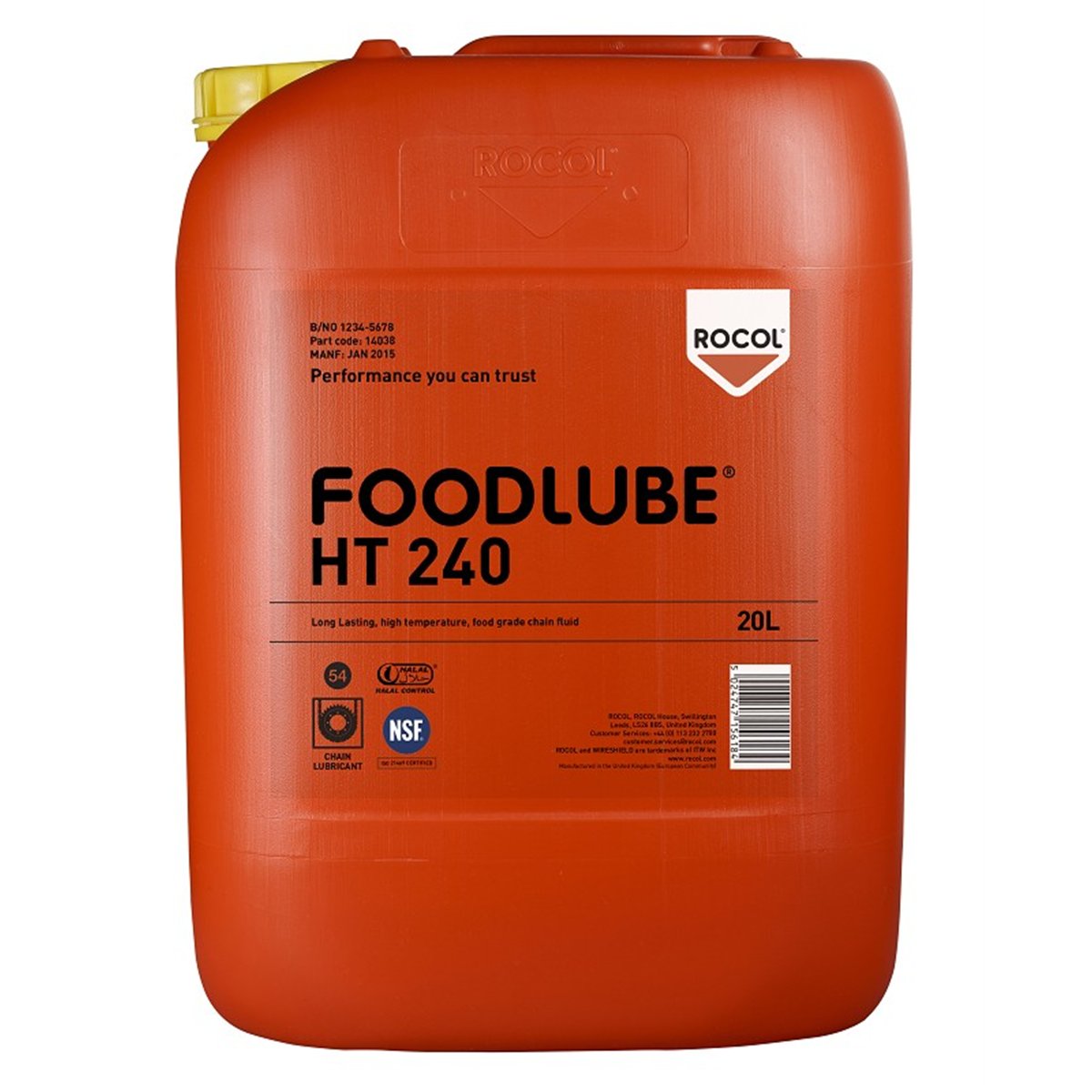 FOODLUBE HT 240 Rocol 20l RS16765