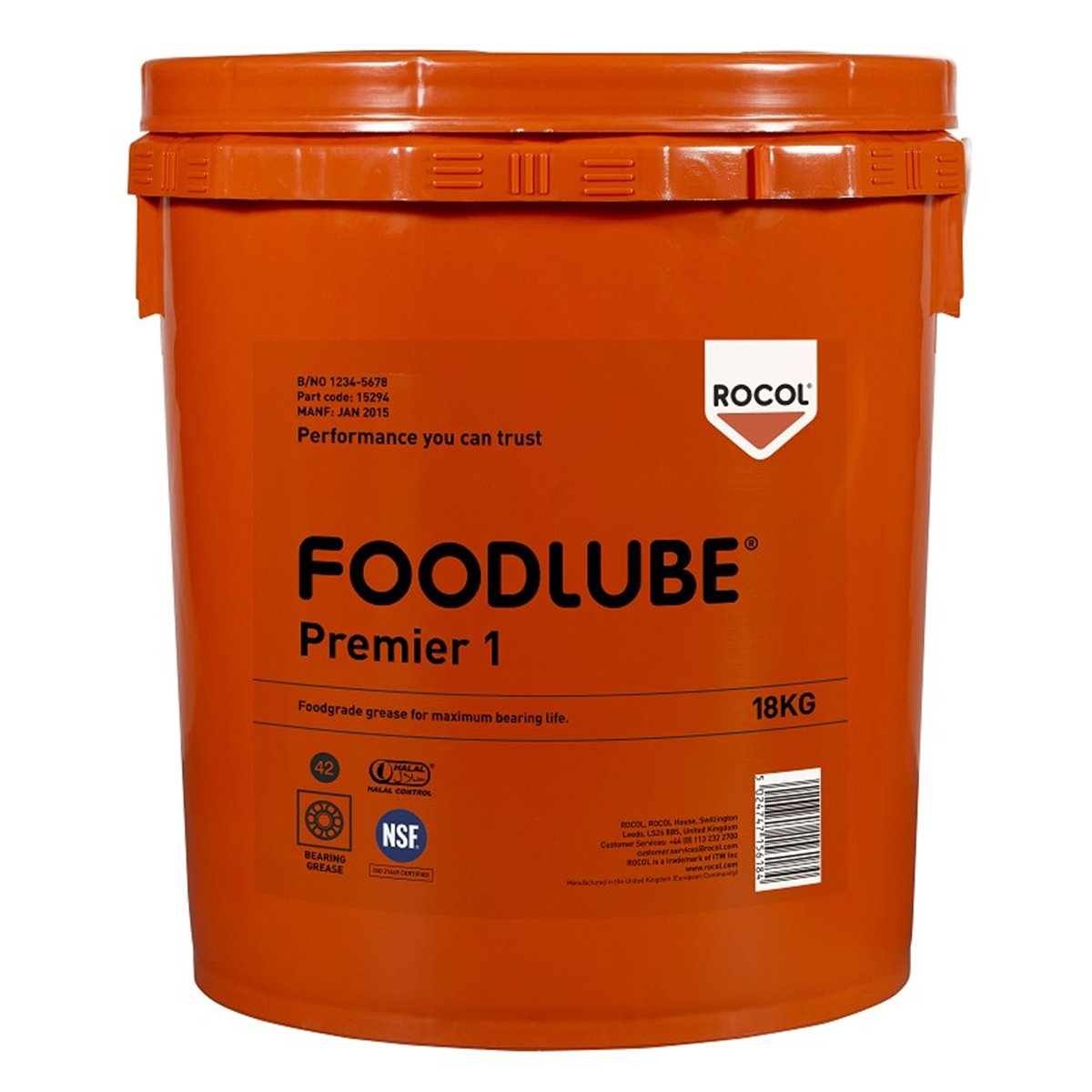 FOODLUBE Premier 1 Rocol 18kg RS15294