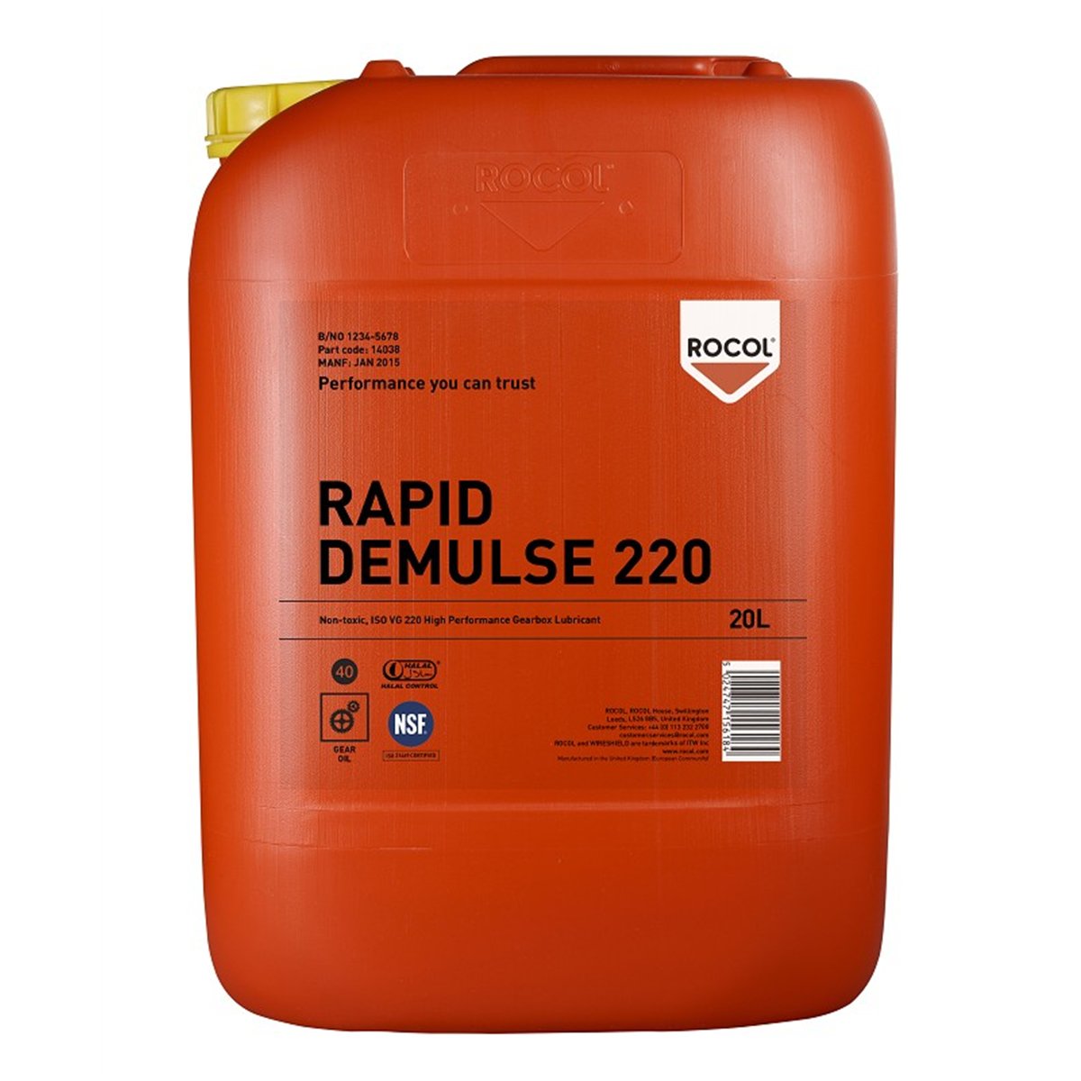 RAPID DEMULSE 220 Rocol 20l RS15965