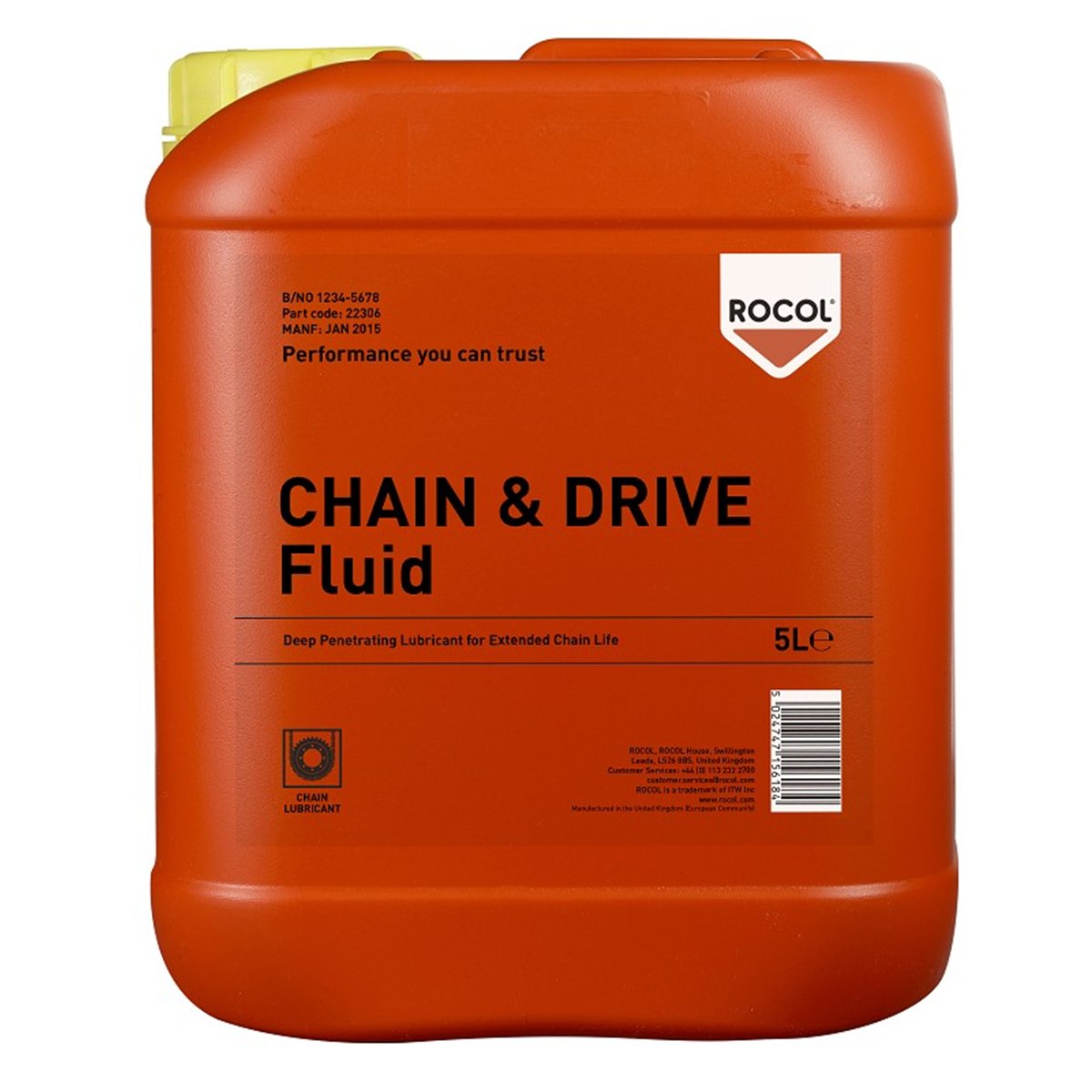 CHAIN & DRIVE Fluid Rocol 5l RS22306