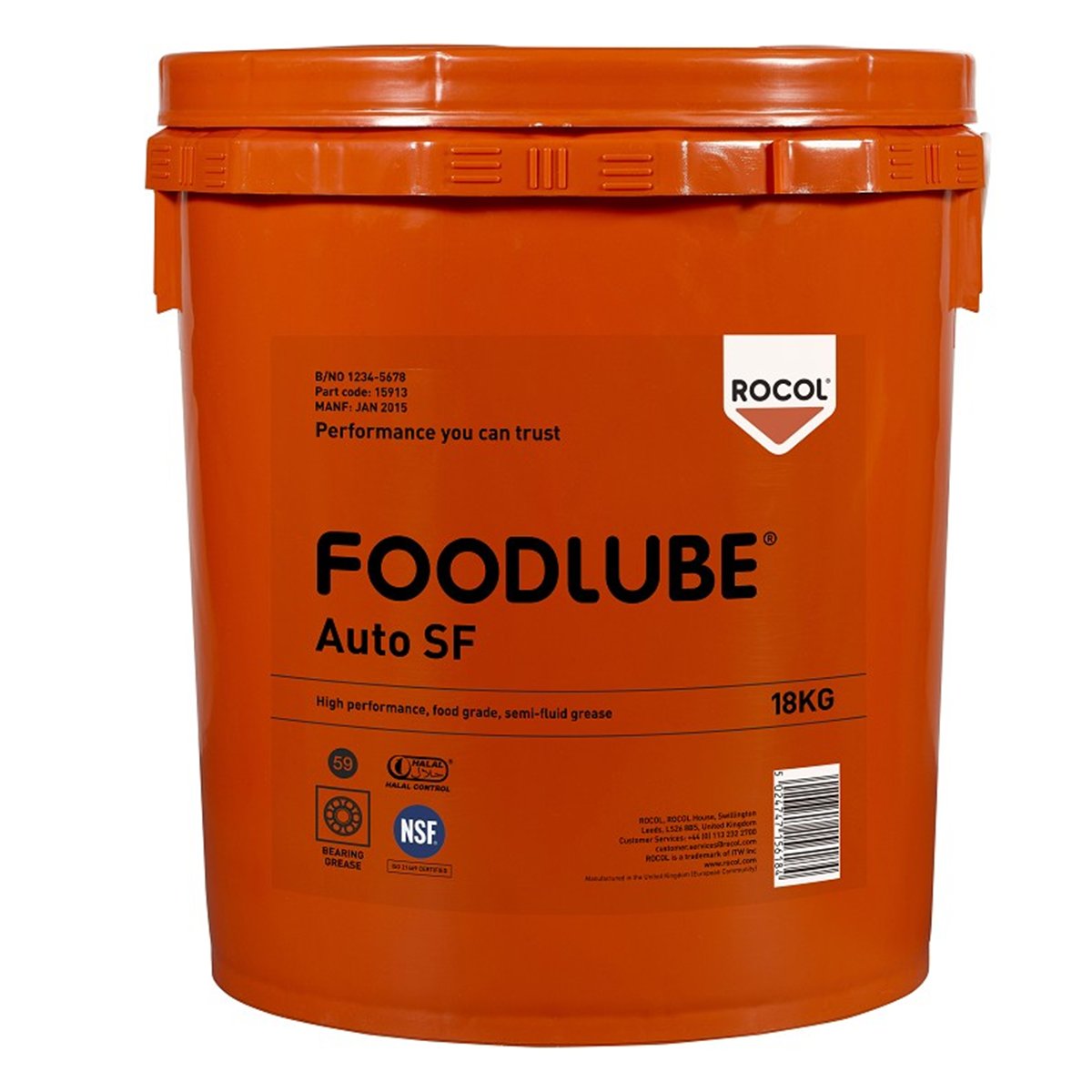 FOODLUBE Auto SF Rocol 18kg RS15913