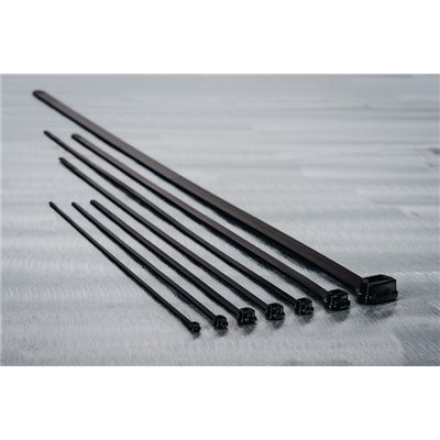 Cable tie X250R-PA66W-BK, 13x535mm, black, 50 pcs. HellermannTyton