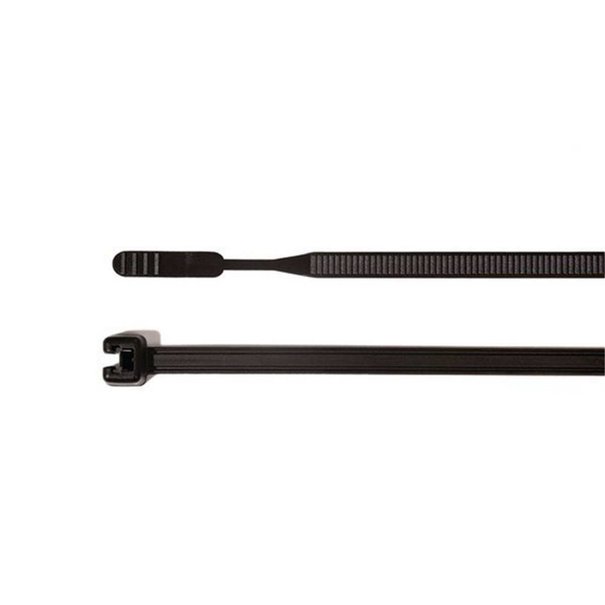Cable tie 520x7,7mm Q120M-W-BK 100pcs. HellermannTyton