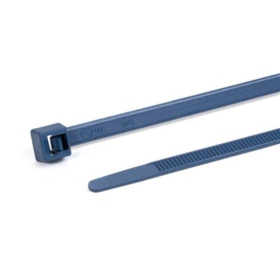 Releasable cable tie MCTRELK2M-PA66MP-BU, 4.6x250mm, blue, 100 pcs. HellermannTyton