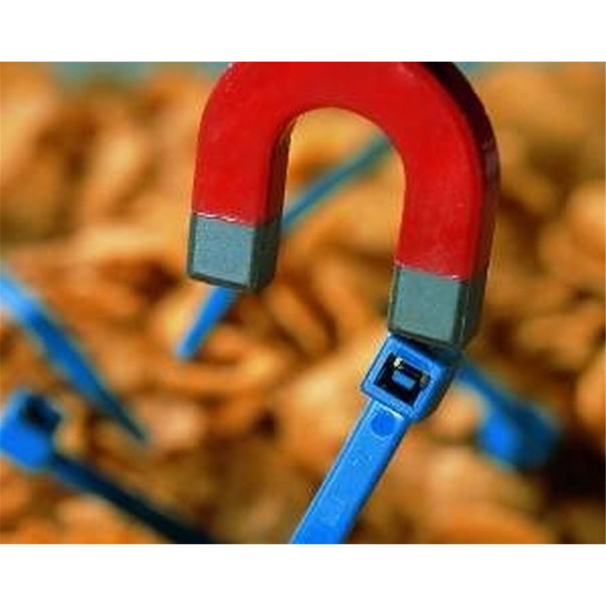 Cable tie, detectable 100x2,5 MCT18R-PA66MP 100pcs. HellermannTyton