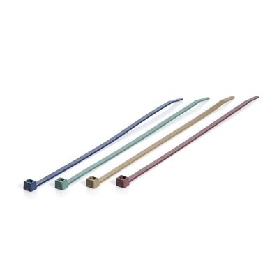 Cable tie, detectable MCTS150-PA66MP+-YE, 3.5x153mm, mustard, 100 pcs. HellermannTyton