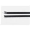 Stainless steel cable tie MBT27XHDFC-SS316/SP-BK, double wrap, 12.3x681mm, black, 50 pcs. HellermannTyton