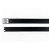 Stainless steel cable tie MBT17UHFC-SP/SS316-BK, 16x434mm, black, 50 pcs. HellermannTyton