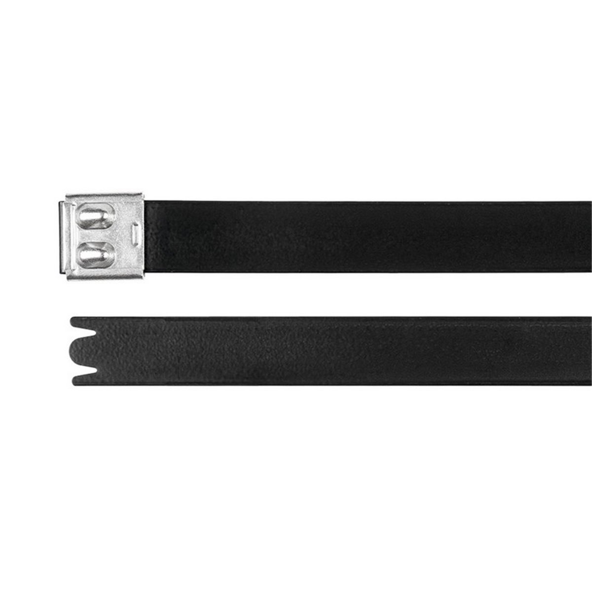 Stainless steel cable tie MBT60UHDFC-SS316/SP-BK, 16x1524mm, black, 25 pcs. HellermannTyton