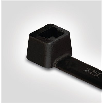Cable tie T40R-PA66HS-BK, 4x175mm, black, 100 pcs. HellermannTyton