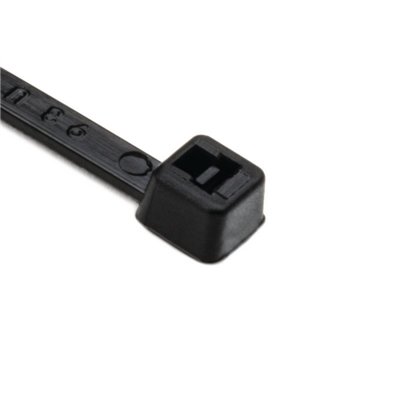 Cable tie T18R-PP-BK, 2.5x100mm, black, 100 pcs. HellermannTyton