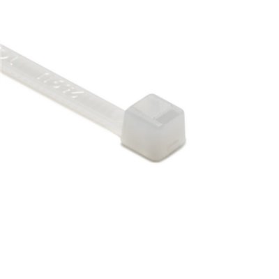 Cable tie T18R-PP-NA, 2.5x100mm, natural, 100 pcs. HellermannTyton