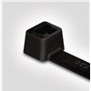 Cable tie 205x2,5 T18L-PA66W-BK, 2.5x203.2mm, black, 100 pcs. HellermannTyton