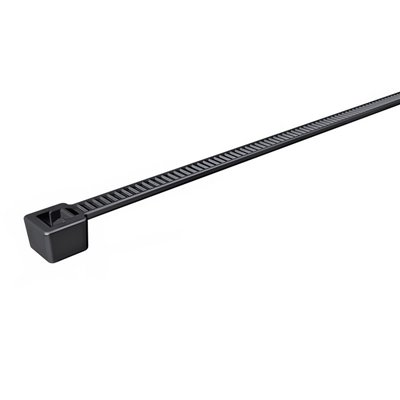 Cable tie T30R-PA66HS-BK, 3.5x150mm, black, 100 pcs. HellermannTyton