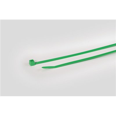 Cable tie T50R-PA66-GN, 4.6x200mm, green, 100 pcs. HellermannTyton