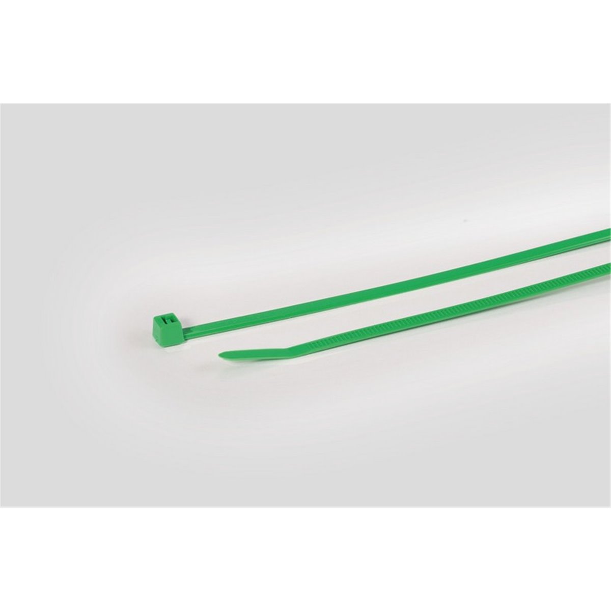 Cable tie T50R-PA66-GN, 4.6x200mm, green, 100 pcs. HellermannTyton