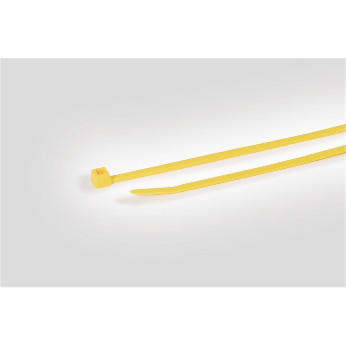 Cable tie T50R-PA66-YE, 4.6x200mm, yellow, 100 pcs. HellermannTyton