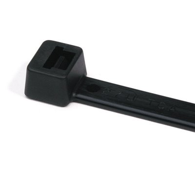 Cable tie T50R-PA66HIR(S)-BK, 4.6x200mm, black, 100 pcs. HellermannTyton