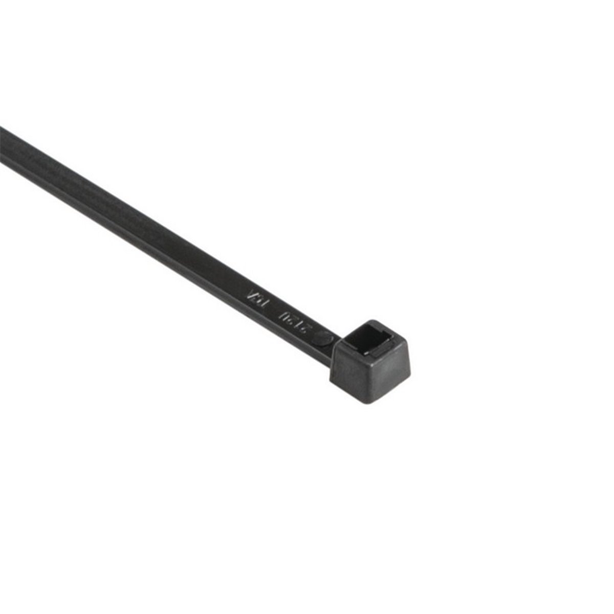 Cable tie T50R-PP-BK, 4.6x202mm, black, 1000 pcs. HellermannTyton