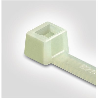 Cable tie T50R-PP-NA, 4.6x202mm, natural, 100 pcs. HellermannTyton