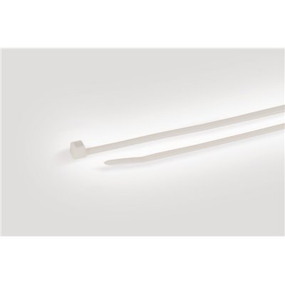 Cable tie T50R-PA66-NA, 4.6x200mm, natural, 100 pcs. HellermannTyton