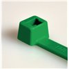 Cable tie T120R(E)-PA66-GN, 7.6x387mm, green, 100 pcs. HellermannTyton